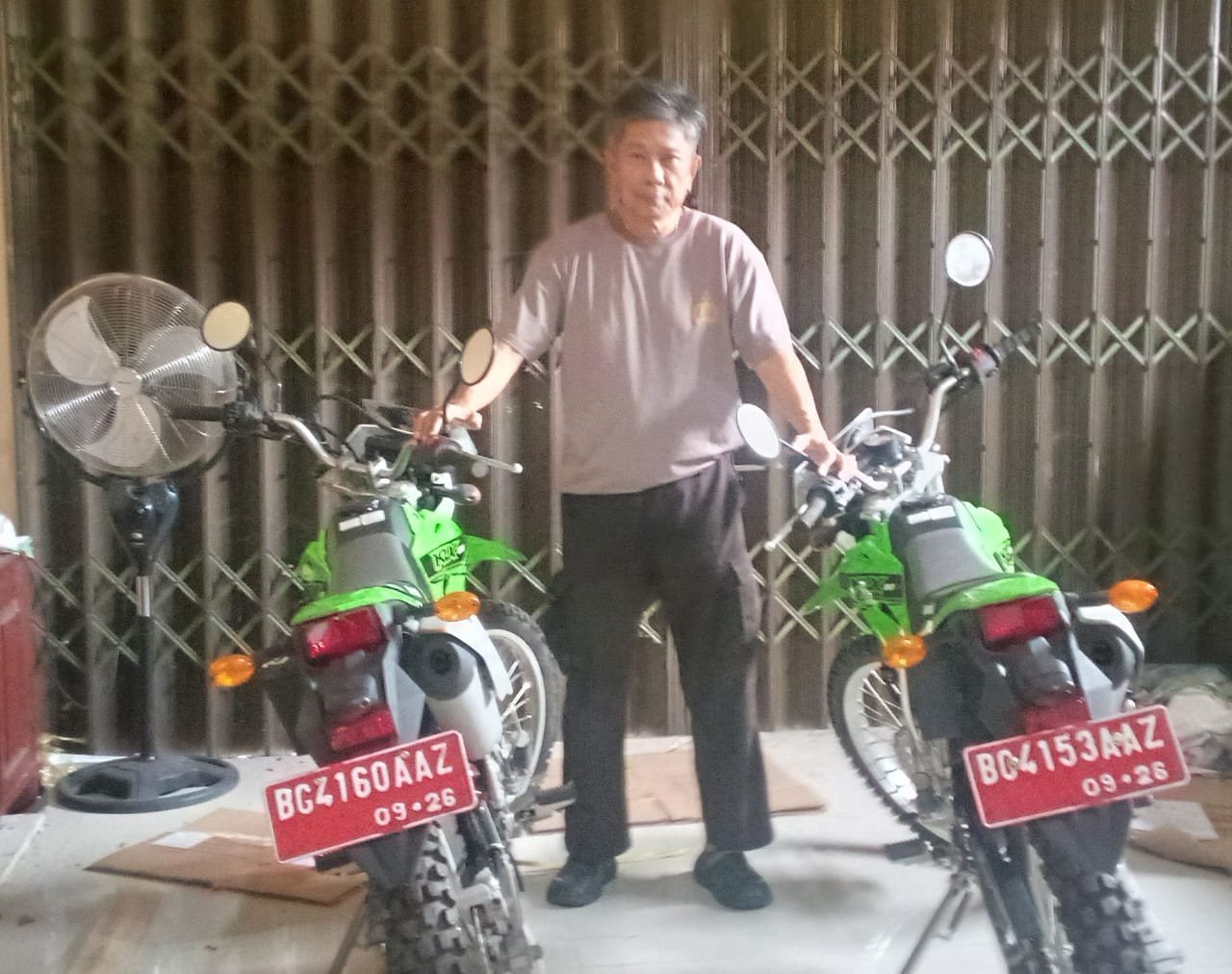 Polres Oku Selatan Menerima Bantuan 5 Unit KLX Dari Gubernur Sumatra Selatan