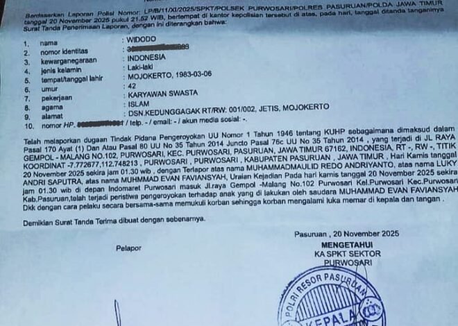 Dampak Kasus Pengeroyokan di Pasuruan, Polisi Minta CCTV Indomart Purwosari