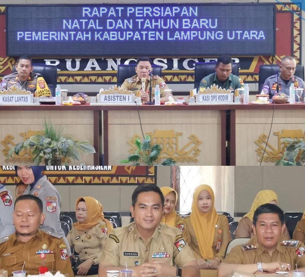 Penguatan Koordinasi Layanan Publik Menjelang Natal dan Tahun Baru di Lampung Utara