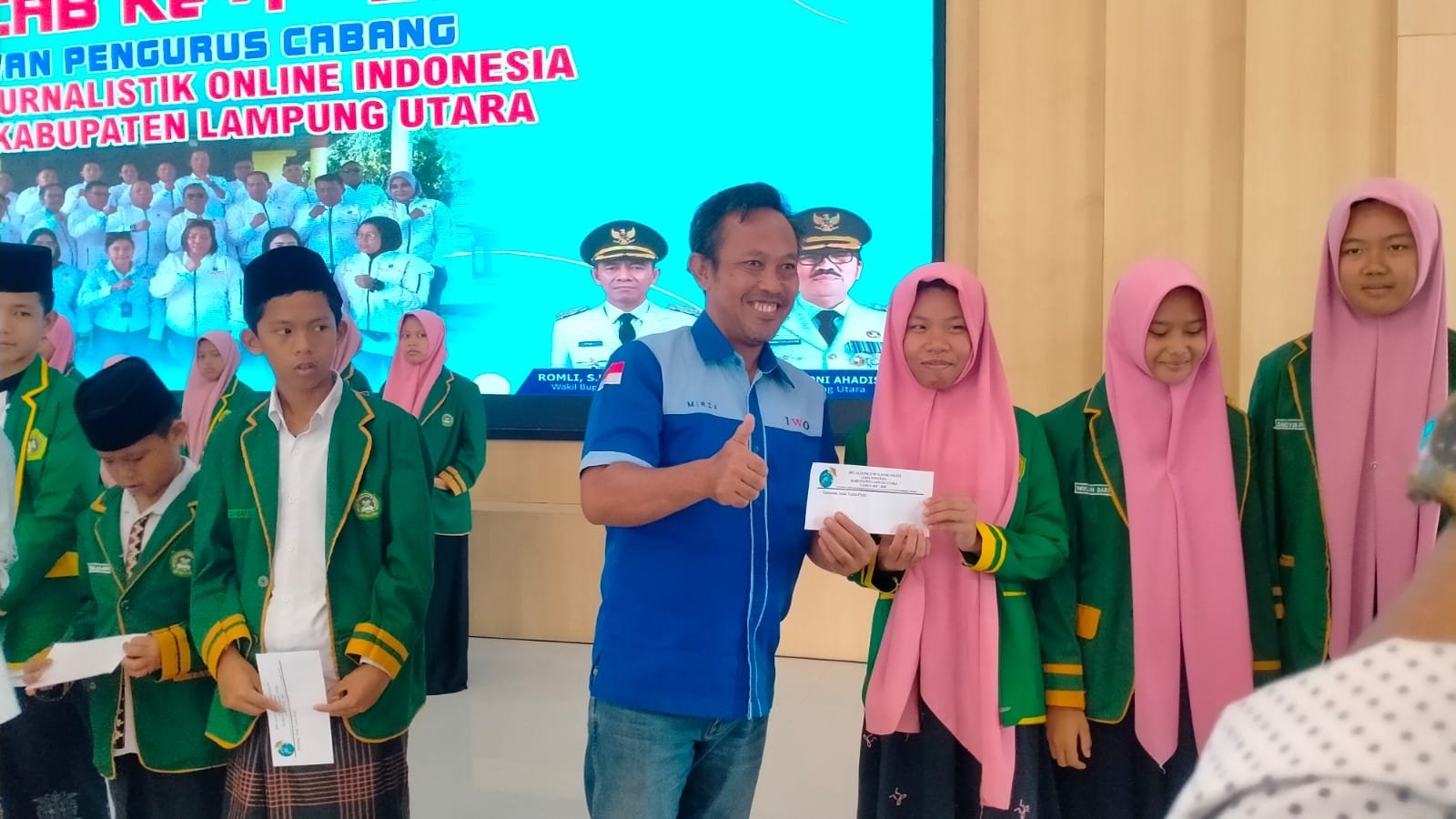 Ketua PD IWO Lampung Utara Ucapkan Selamat atas Terselenggaranya Muscab Ke-I AJOI Lampung Utara