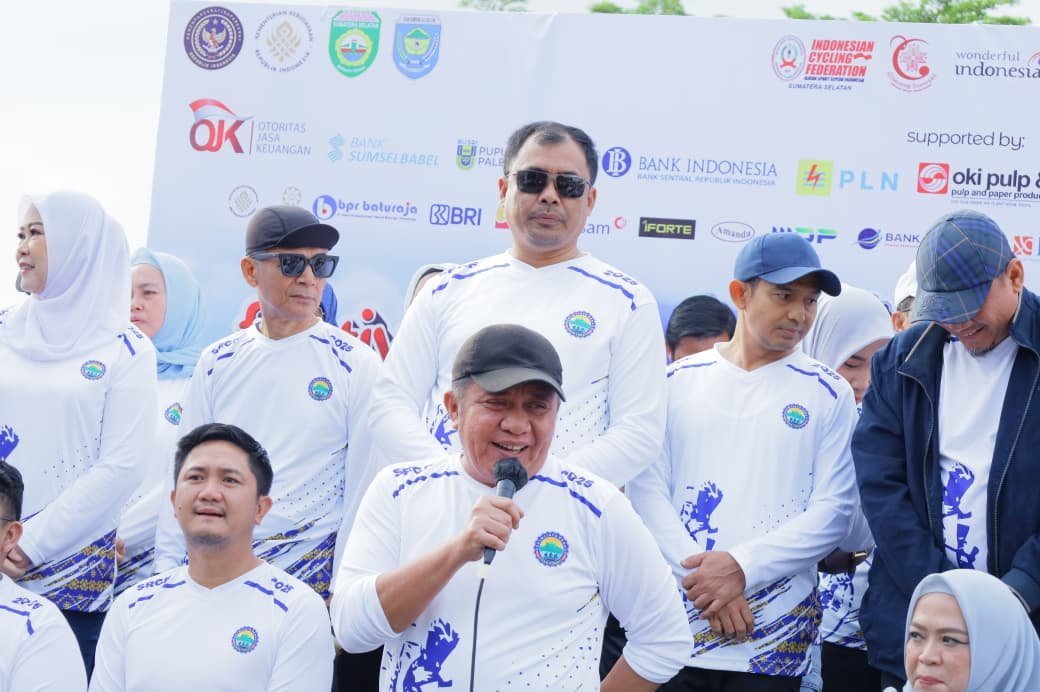 GOWESER DARI BERBAGAI WILAYAH DI INDONESIA KEMBALI RAMAIKAN SRIWIJAYA RANAU GRAN FONDO TAHUN 2025.