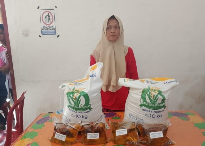 Desa Sindang Agung, salurkan Bantuan Kepada 524 Penerima Manfaat KPM