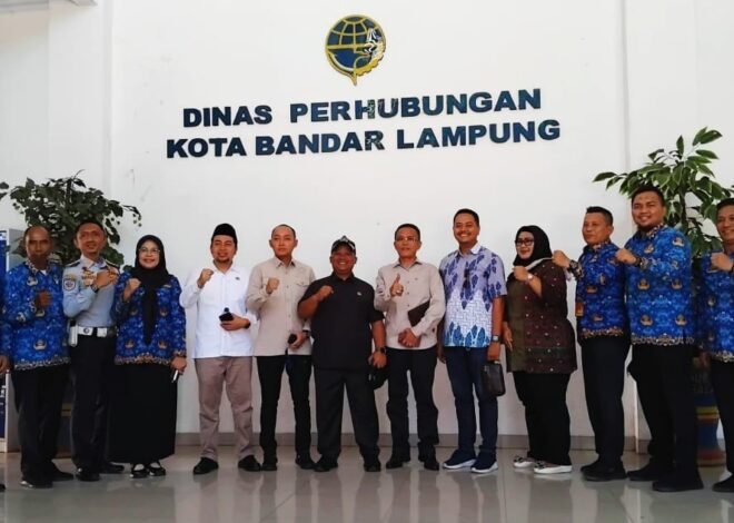 Sialturahmi Dengan Mitra Kerja, Komisi III DPRD Kota Bandar Lampung Sambangi Dinas Perhubungan ( DISHUB )