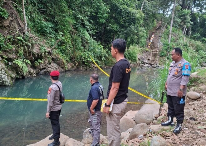 Polisi Selidiki Tewasnya Dua Anak Dibawah Umur Tenggelam di Air Terjun Tanggamus