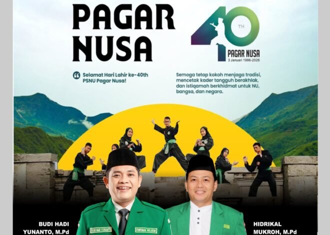 PC GP Ansor Lampung Utara Ucapkan Selamat Harlah ke-40 Pagar Nusa