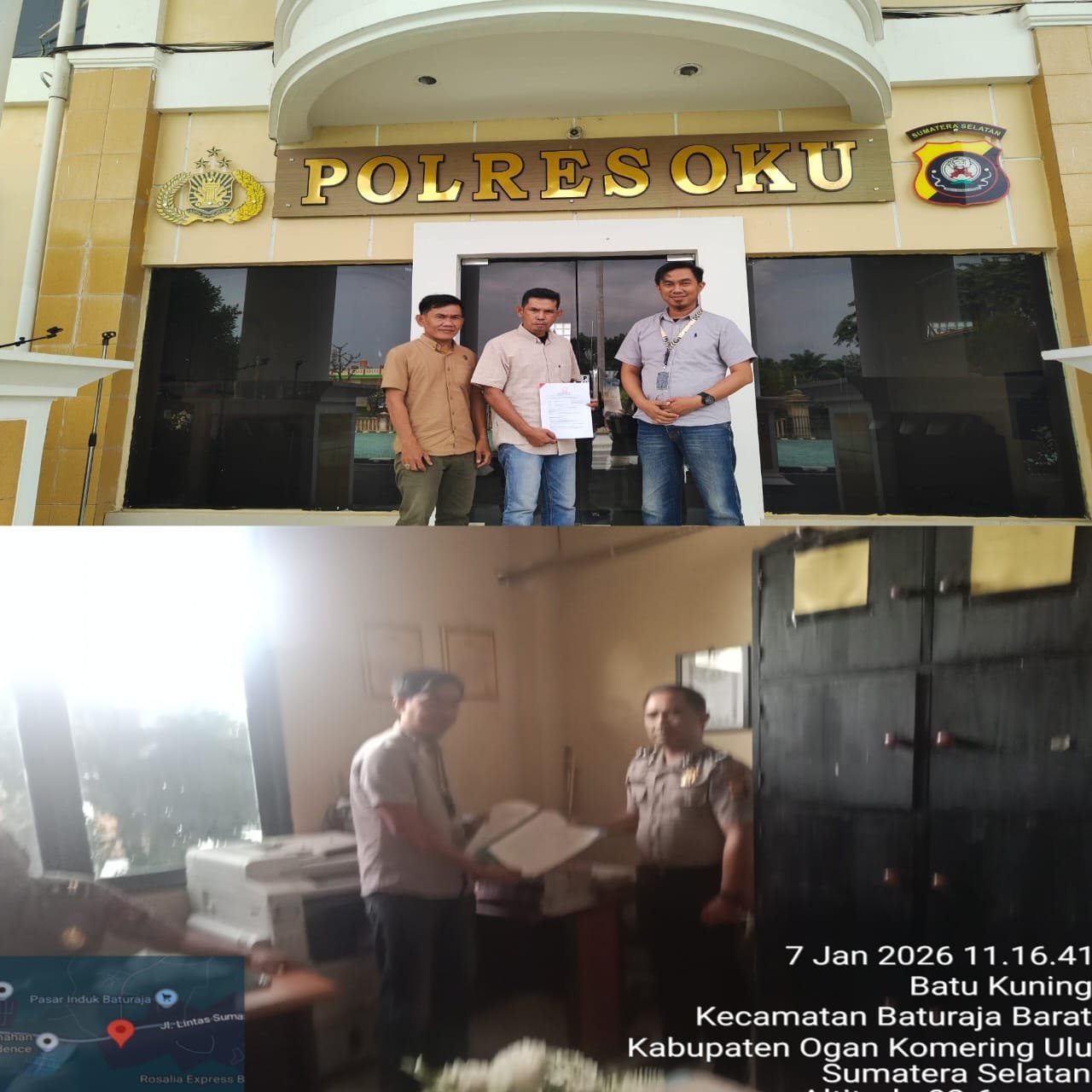 Diduga Tipu dan Gelapkan Dana Pekerjaan Desa, Istri Kades Pengaringan Dilaporkan ke Polres OKU