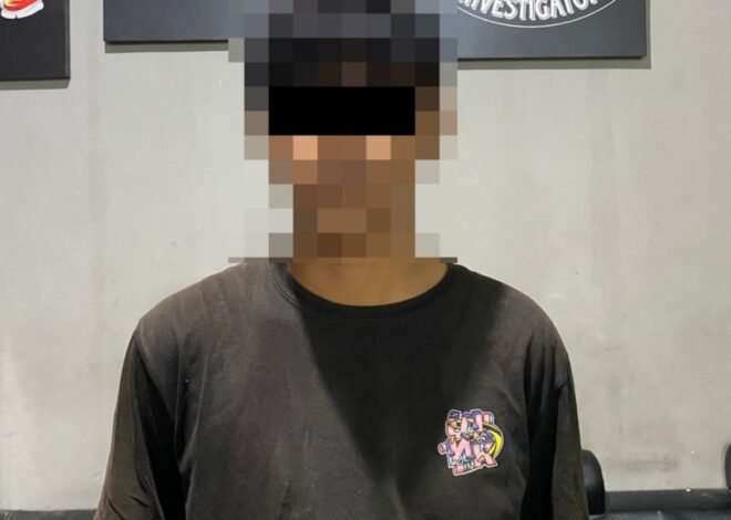 Satreskrim Polres Way Kanan Amankan Pelaku Curi Handphone di Gardu Setia Negara