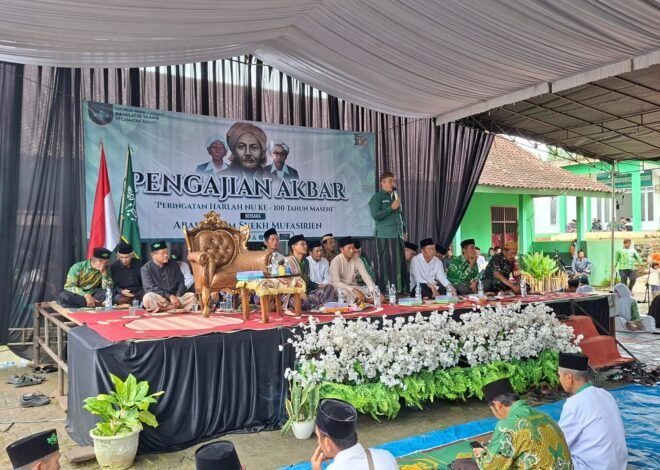 MWC NU Banjit Gelar Pengajian Akbar Peringatan 1 Abad Nahdlatul Ulama
