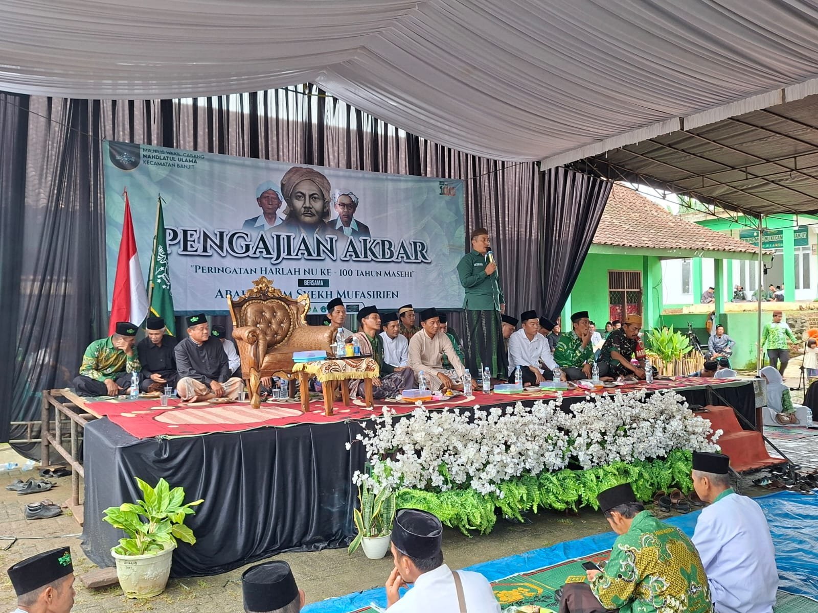 MWC NU Banjit Gelar Pengajian Akbar Peringatan 1 Abad Nahdlatul Ulama