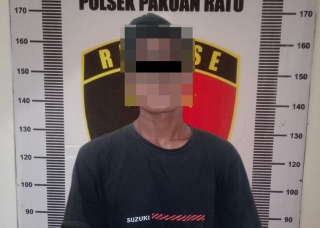 Polisi Ringkus Diduga Pelaku Curat Motor Honda Beat di Masjid Baitulhuda Kampung Serupa Indah