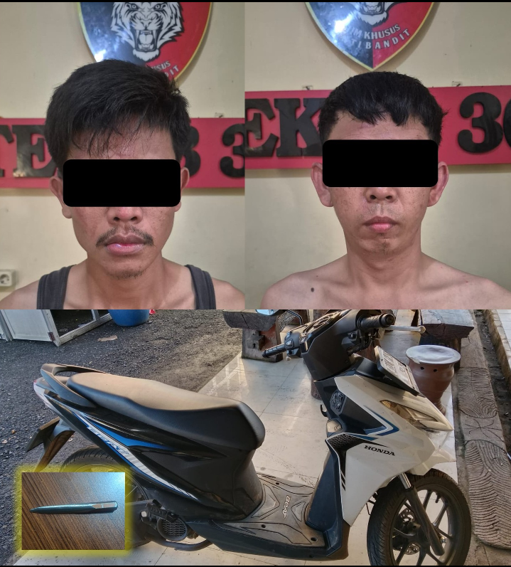Team Tekab 308 Presisi Polres Metro Ungkap Kasus Percobaan Pencurian Motor, 2 Pelaku Diamankan