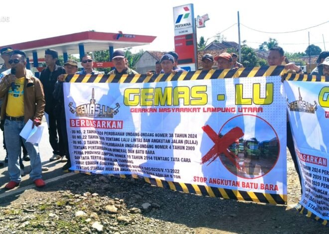 Aksi Penolakan Truk Batu Bara Kembali Menguat, GEMAS-LU Tuntut Ketegasan Pemerintah