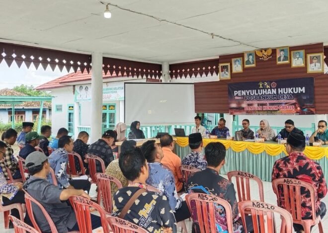LBH Menang Jagad Melaksanakan Penyuluhan Bantuan Hukum Gratis Bagi Masyarakat Miskin.
