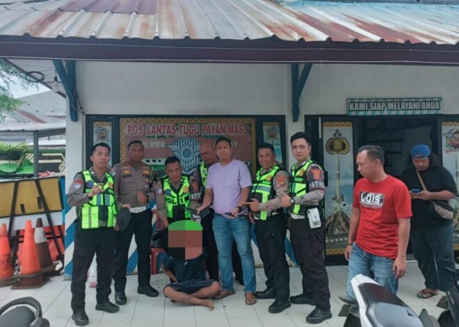 Hendak Beraksi Kembali, DPO Pelaku Curanmor Viral Berhasil Diamankan Sat Lantas Polres Lampung Utara Saat Gelar Patroli Hunting