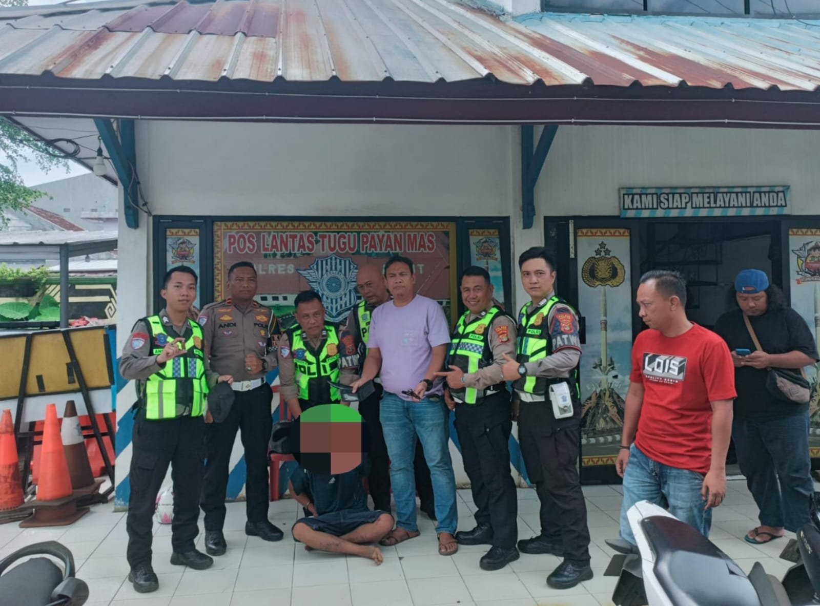Hendak Beraksi Kembali, DPO Pelaku Curanmor Viral Berhasil Diamankan Sat Lantas Polres Lampung Utara Saat Gelar Patroli Hunting