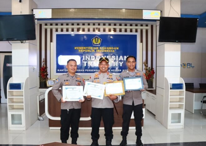 Sosialisasi Digitalisasi Layanan KPPN dan Monev Anggaran, Polres Way Kanan Raih 4 Penghargaan dari KPPN Kotabumi